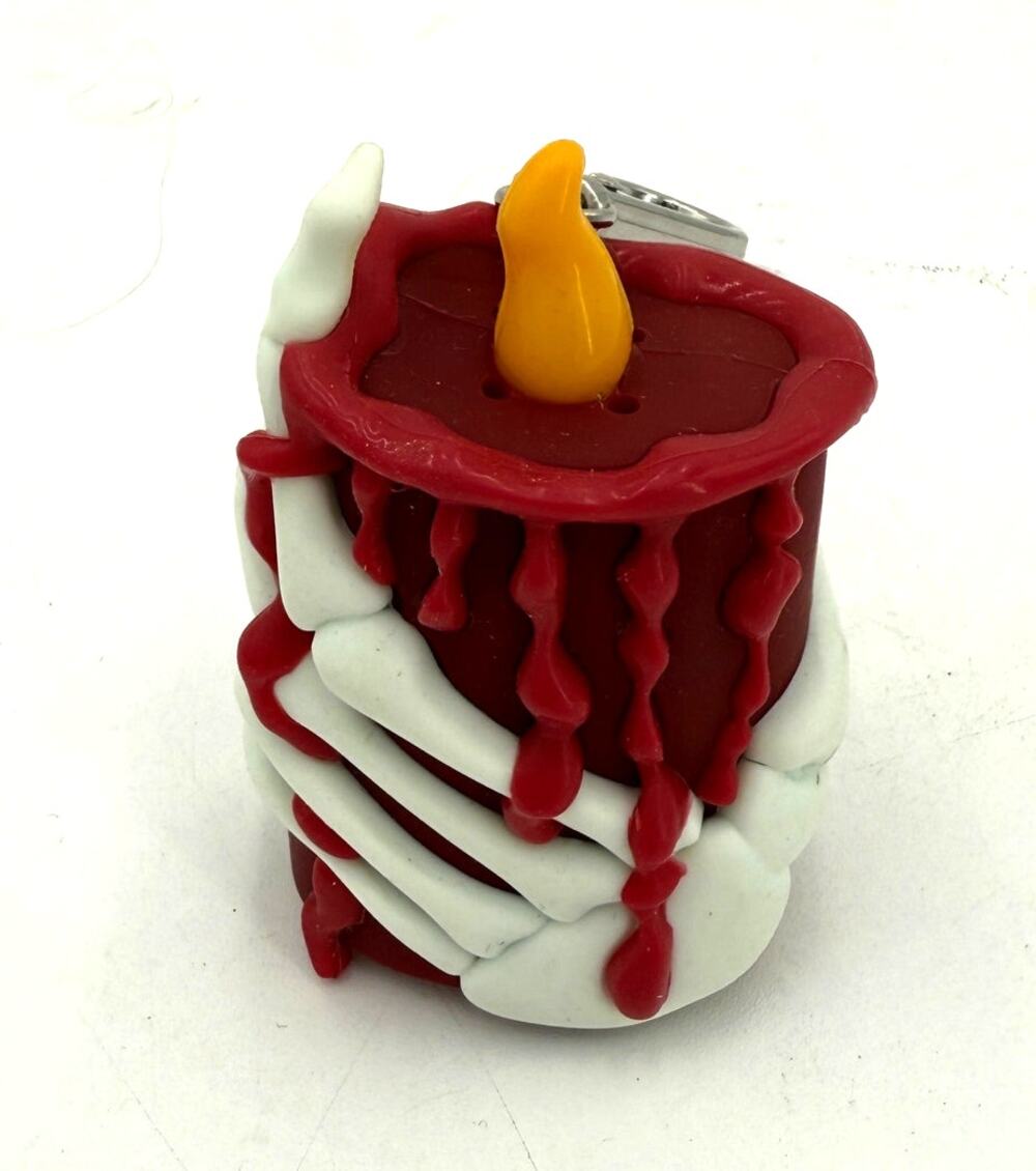 Bath & Body Works Halloween Skeleton Candle Hand PocketBack Holder NWT